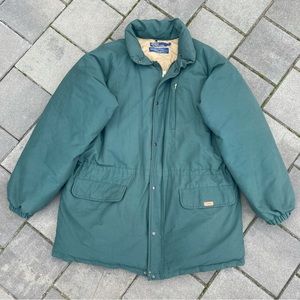 Polo Ralph Lauren Vintage Green Down Parka jacket - size XL